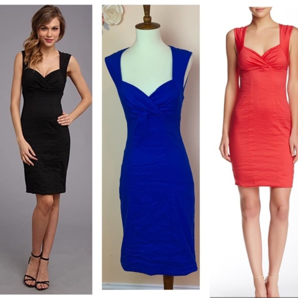 Nicole Miller Sofia Sheath Metallic Dress